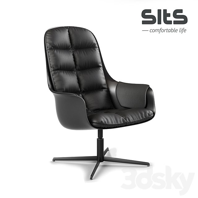 Armchair SITS MYBIRD 3ds Max - thumbnail 1