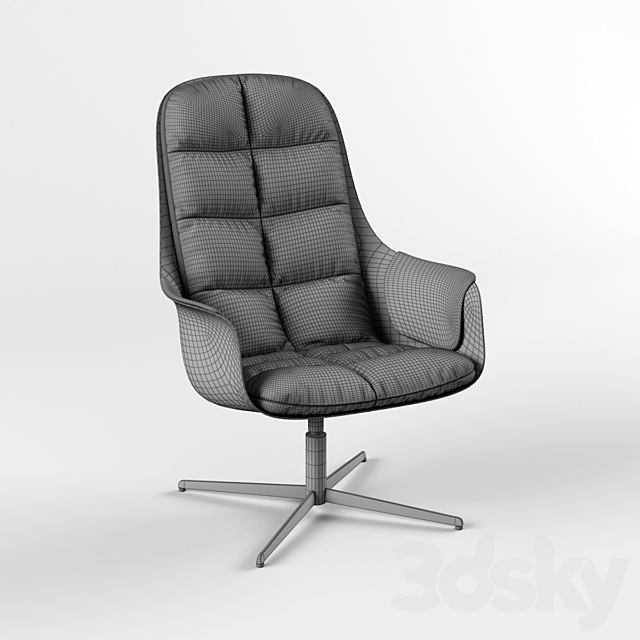 Armchair SITS MYBIRD 3ds Max - thumbnail 3