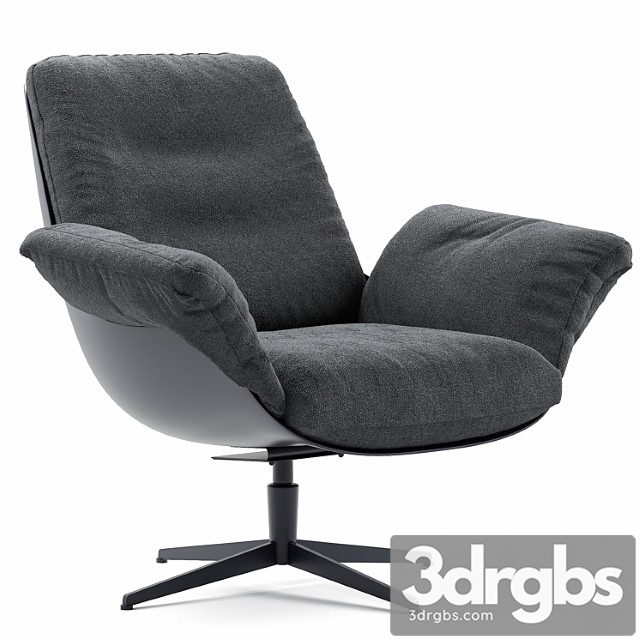 Armchair softbird sits 2 3dsmax Download - thumbnail 1