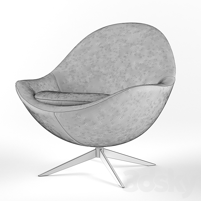 Armchair Soor 3DSMax File - thumbnail 3