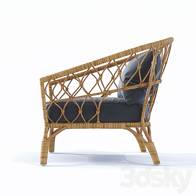 Armchair STOCKHOLM _ Ikea Stockholm 2017 3DSMax File - thumbnail 3