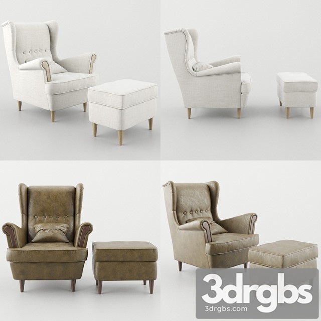 Armchair strandmon 3dsmax Download - thumbnail 1