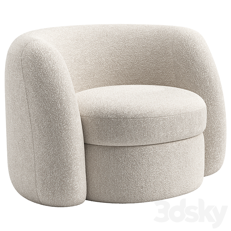 Armchair SYD \/ Christophe Delcourt 3DS Max Model - thumbnail 1