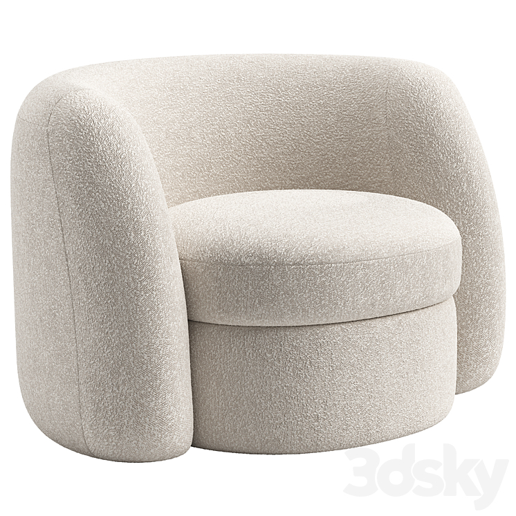 Armchair SYD \/ Christophe Delcourt 3DS Max - thumbnail 1