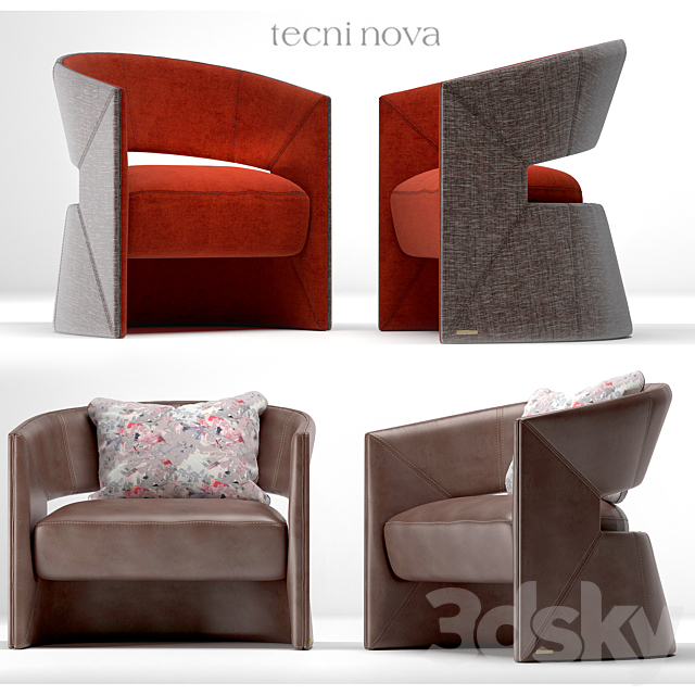 Armchair Tecni Nova 3DSMax File - thumbnail 1