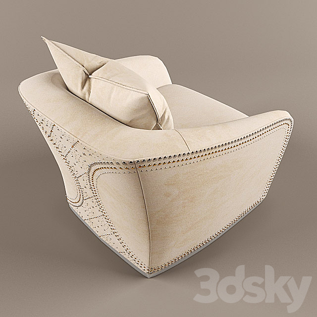 Armchair Timothy Cornelio Cappellini 3DSMax File - thumbnail 1