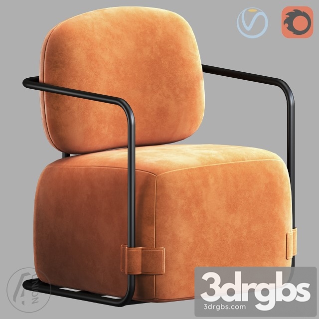 Armchair Tony K0066 3dsmax Download - thumbnail 1