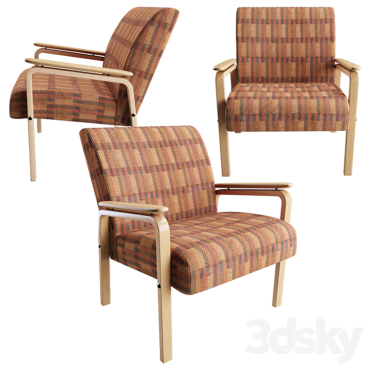 Armchair USSR 3DS Max - thumbnail 1