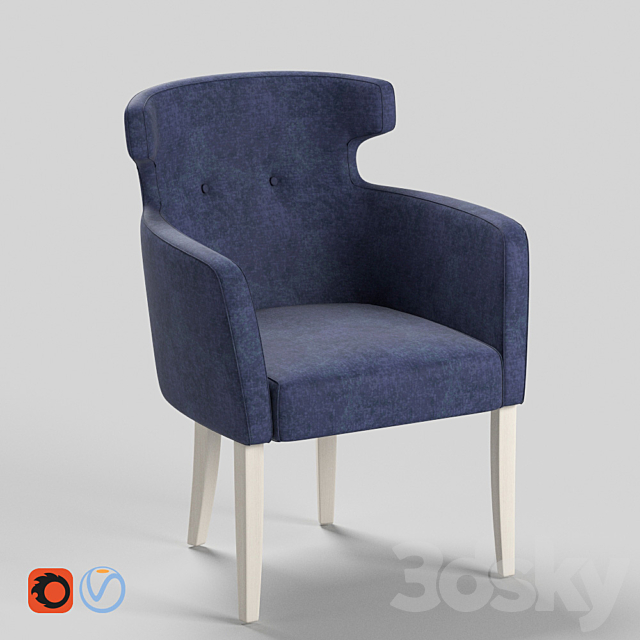 Armchair Vigo 3DSMax File - thumbnail 3