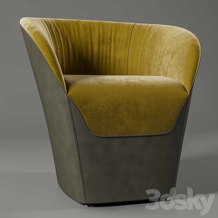 Armchair Vigo Zanette 3DS Max - thumbnail 1