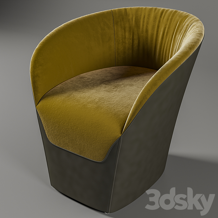 Armchair Vigo Zanette 3DS Max - thumbnail 2