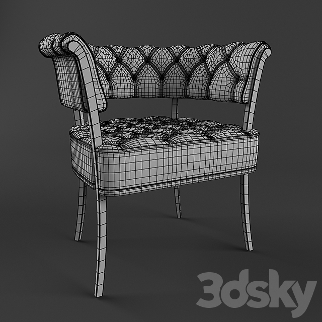 Armchair Visionnaire 3DSMax File - thumbnail 4