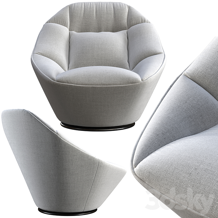 Armchair Wendelbo Sail 3DS Max - thumbnail 2