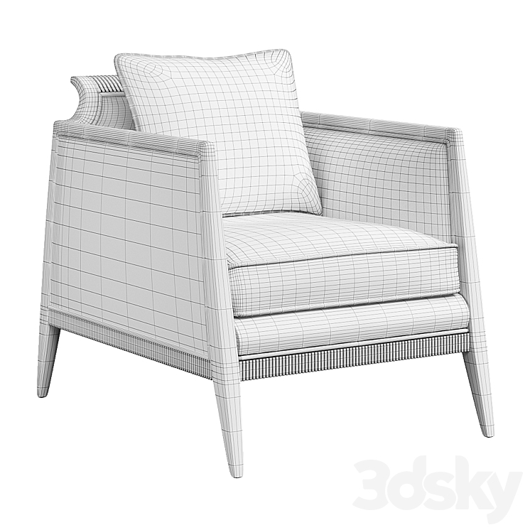 Armchair What's Your Angle? Caracole 3DS Max - thumbnail 2