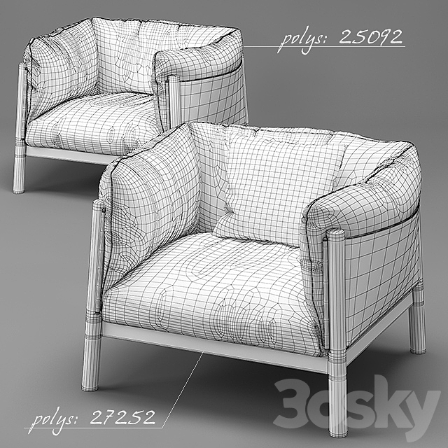 Armchair Yak 3DSMax File - thumbnail 3