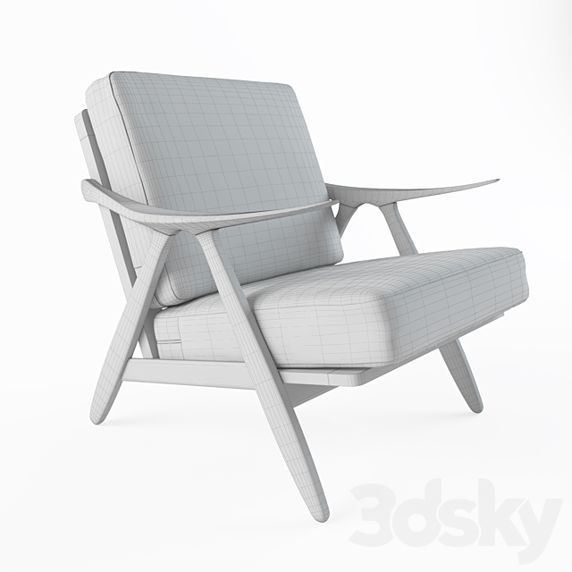 Armchair__Oliviano. chair 3DSMax File - thumbnail 2