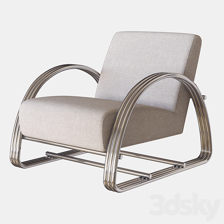 armchairbasqueeichholtz 3DS Max - thumbnail 1