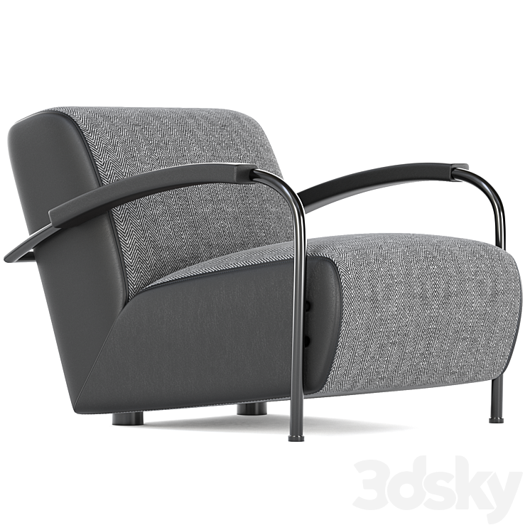 Armchairs from Leolux Lx 3DS Max - thumbnail 1