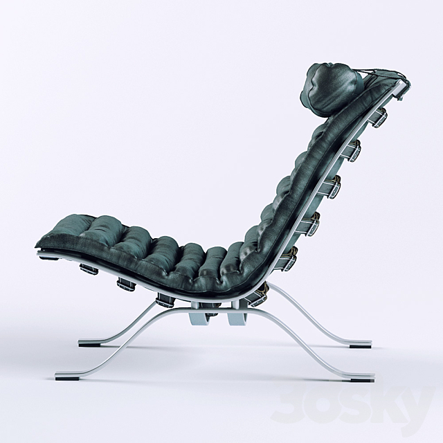 Arne Norell “Ari” lounge chair 3DS Max Model - thumbnail 2