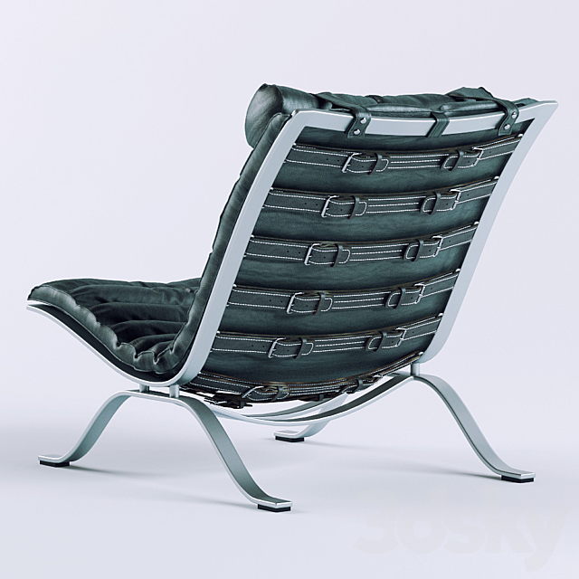 Arne Norell “Ari” lounge chair 3DS Max Model - thumbnail 3