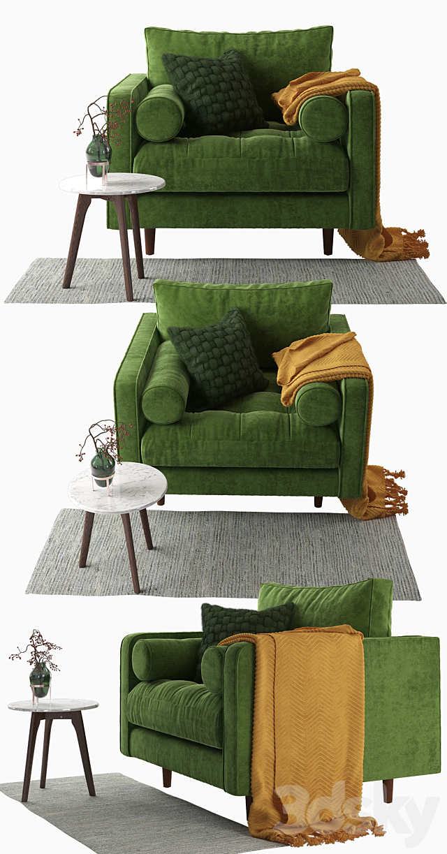 Article_Sven chair 3DS Max Model - thumbnail 2