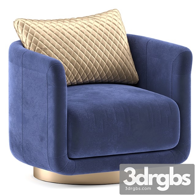 Artu armchair fendi casa 3dsmax Download - thumbnail 1