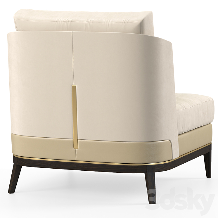 Aster Arthur Armchair 3DS Max Model - thumbnail 2