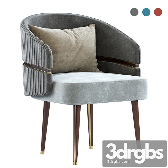 Aster billy arm chair 3dsmax Download - thumbnail 1