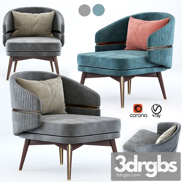 Aster Billy Chair 3dsmax Download - thumbnail 1