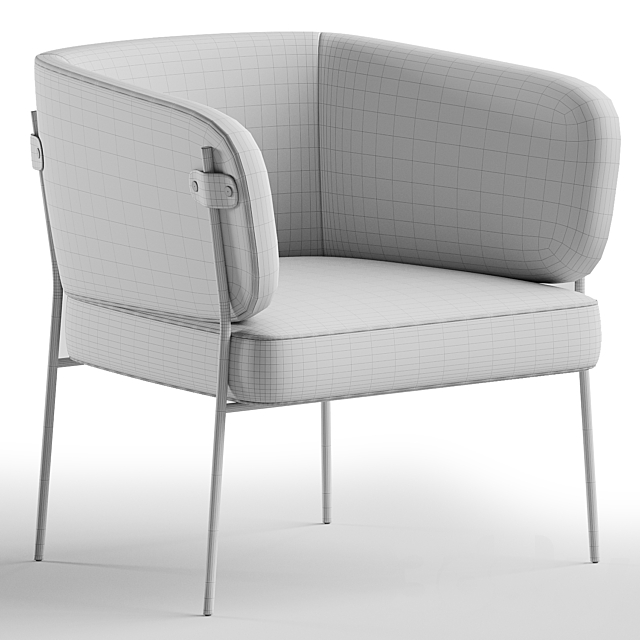 ASTON MARTIN V243 Armchairs 3DS Max Model - thumbnail 3