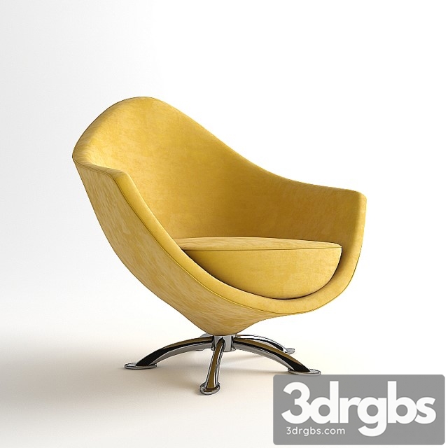 Astra IL Loft Armchair 3dsmax Download - thumbnail 1