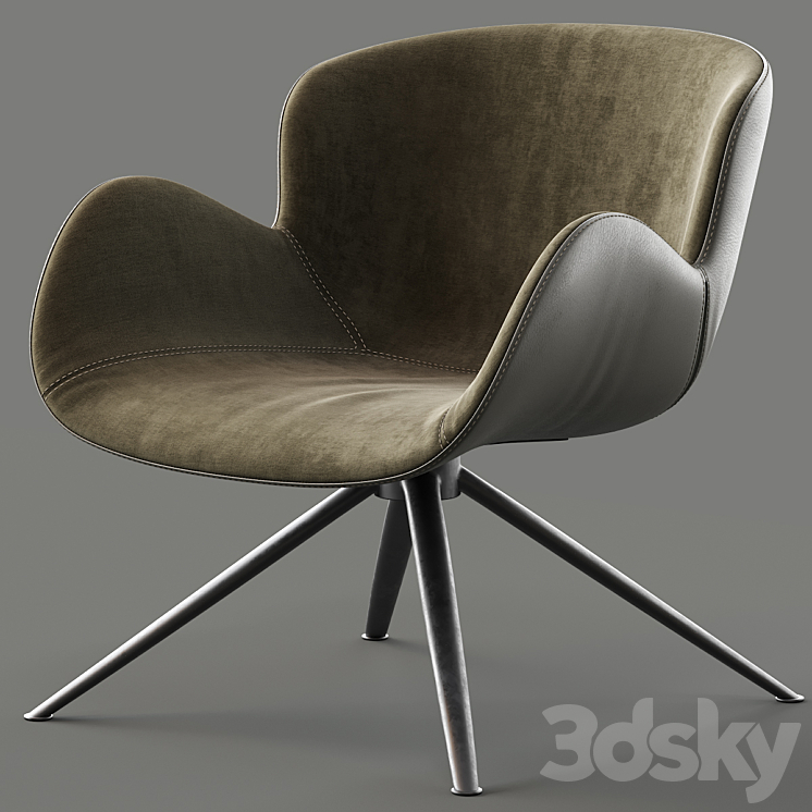 Astrid arm chair 3DS Max - thumbnail 1