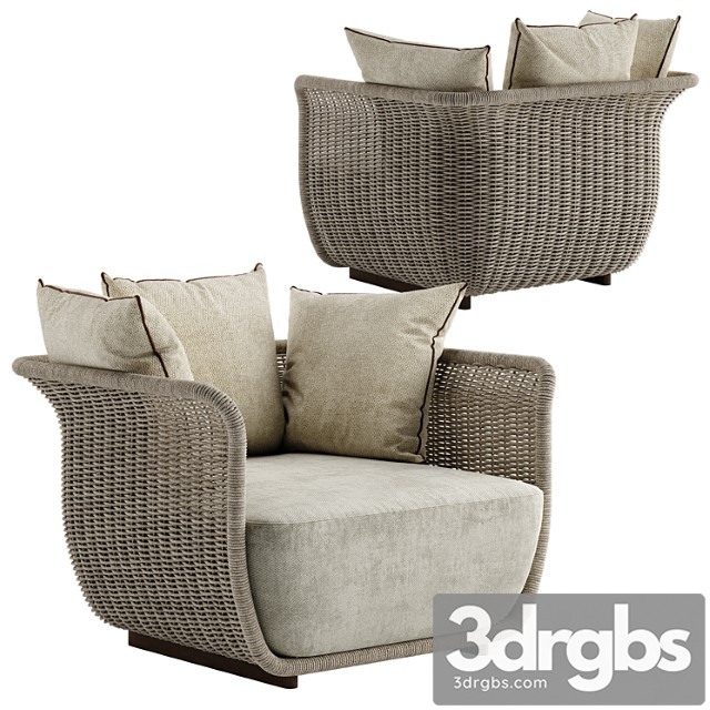 Atmosphera bellagio armchair 3dsmax Download - thumbnail 1