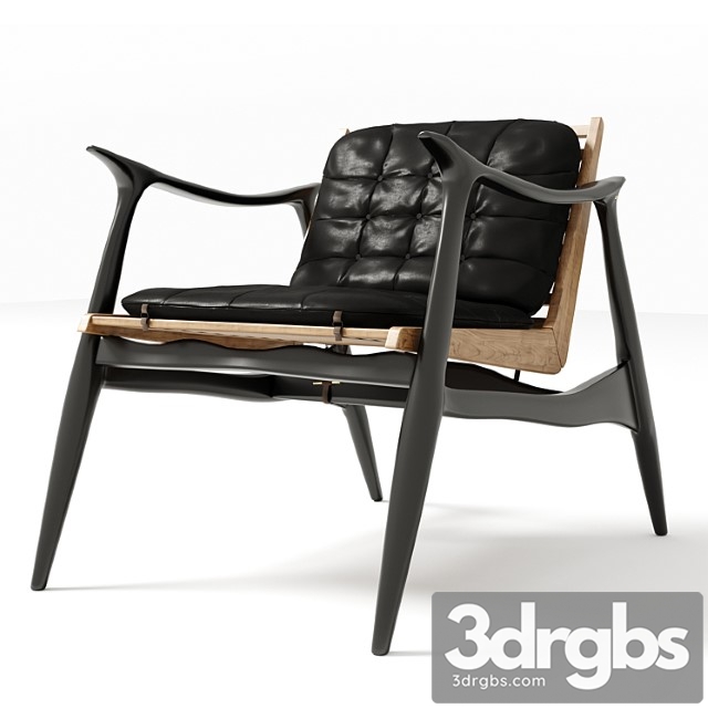 Atra Lounge Chair 3dsmax Download - thumbnail 1