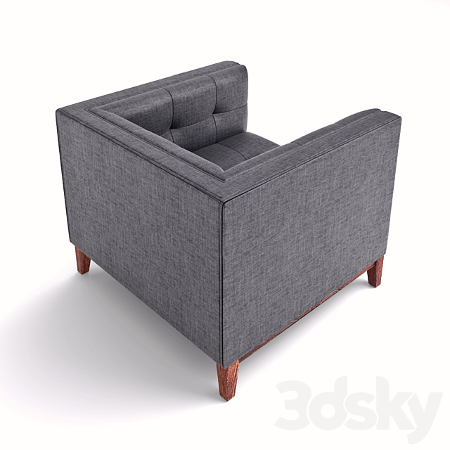 Atwood chair by Gus Modern 3DS Max Model - thumbnail 3