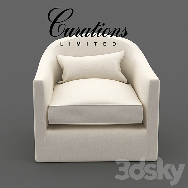 AUBURN SWIVEL CHAIR 3ds Max - thumbnail 1