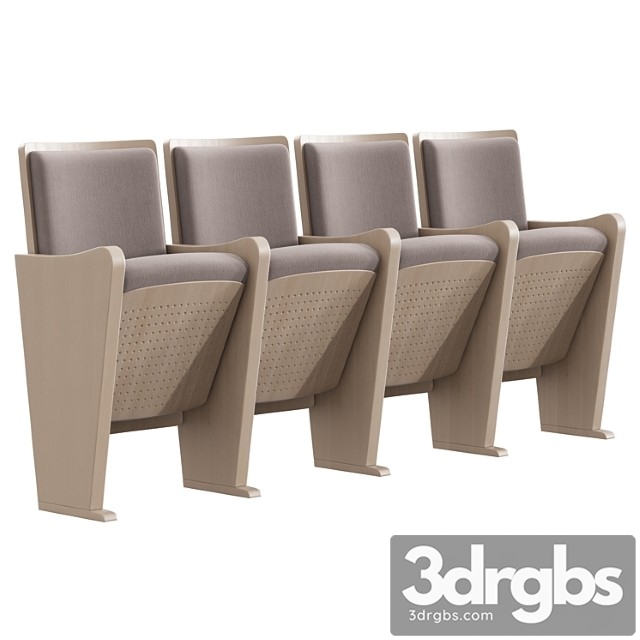 Auditorium chair 3dsmax Download - thumbnail 1