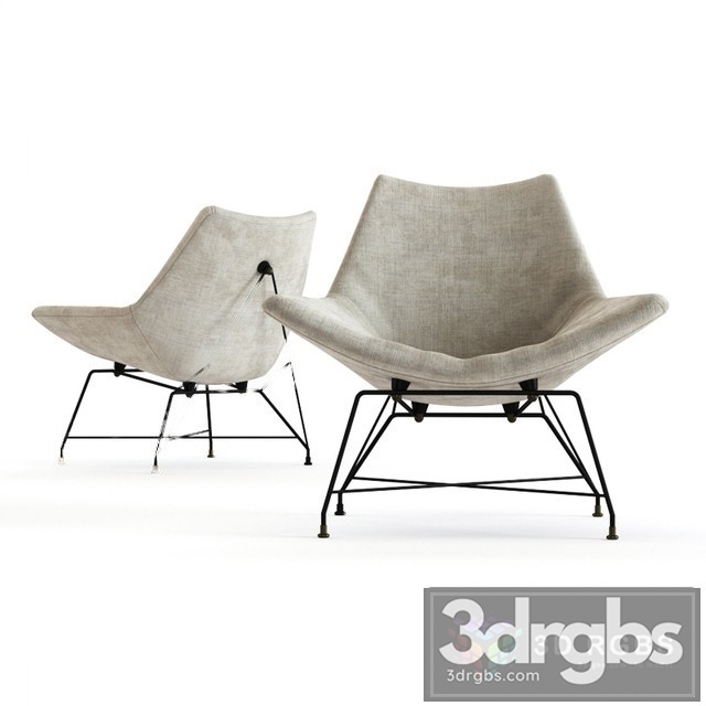 Augusto Bozzi Easy Armchair 3dsmax Download - thumbnail 1