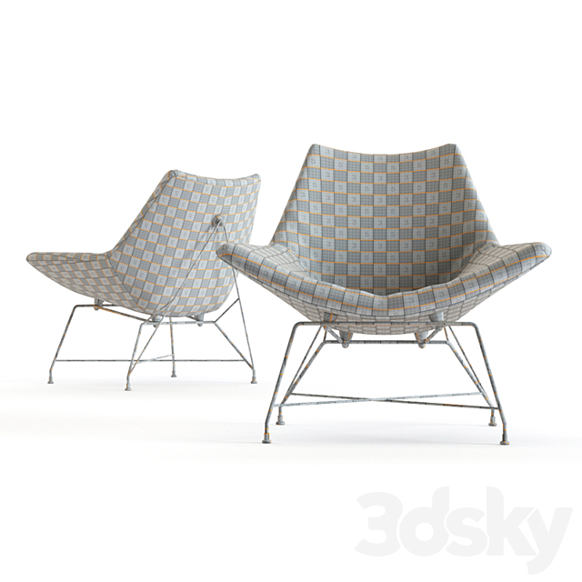 Augusto Bozzi – Easy Chair 3DS Max Model - thumbnail 2