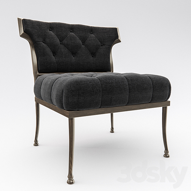 Aviana Hollywood Living Room Chair 3ds Max - thumbnail 1