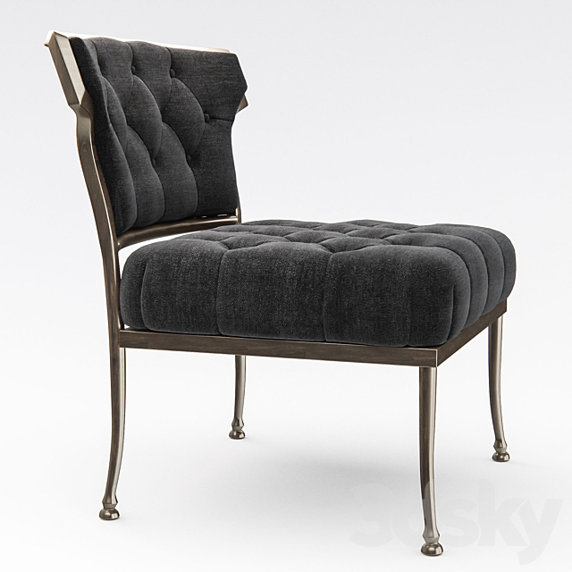 Aviana Hollywood Living Room Chair 3ds Max - thumbnail 3