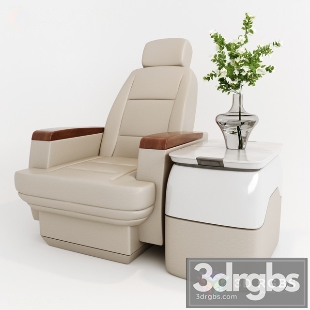 Aviation Seat 3dsmax Download - thumbnail 1