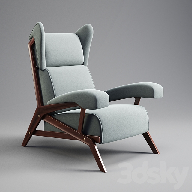 Axel Vervoordt Chair 3DSMax File - thumbnail 1