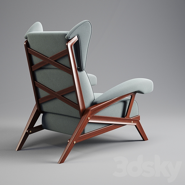 Axel Vervoordt Chair 3DSMax File - thumbnail 2