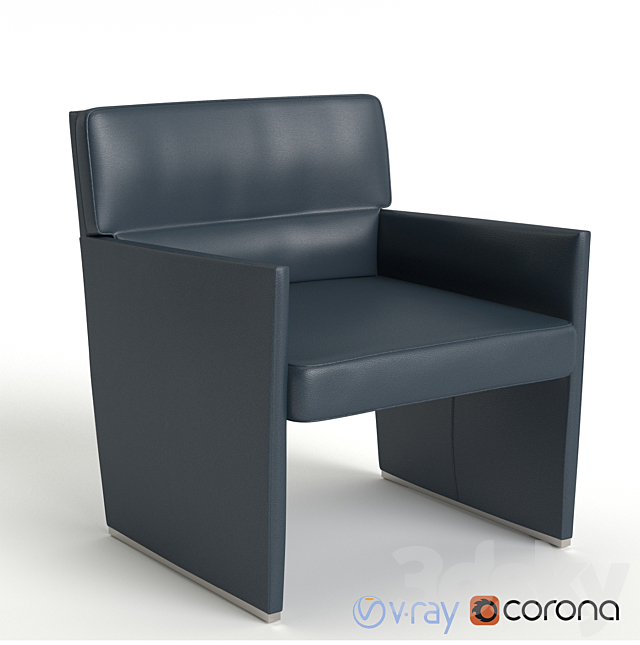 B & B Posa Chair 3ds Max - thumbnail 1