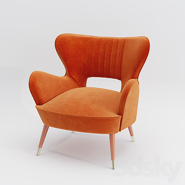 Babe Armchair by Munna 3ds Max - thumbnail 3