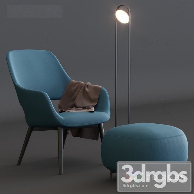 Babila 2759 Armchair 3dsmax Download - thumbnail 1