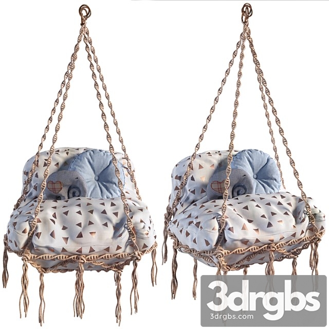 Baby Hanging Chair 3dsmax Download - thumbnail 1