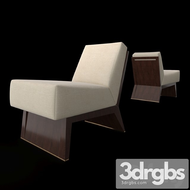 Backer Armchair 3dsmax Download - thumbnail 1