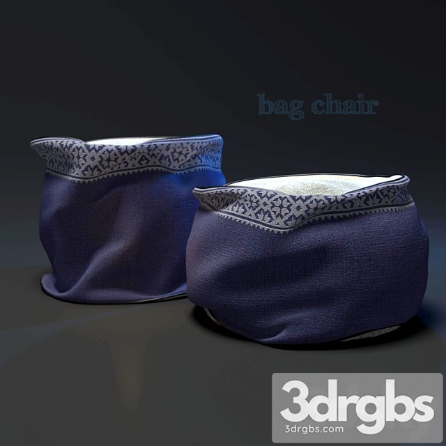 Bag Chair 3dsmax Download - thumbnail 1